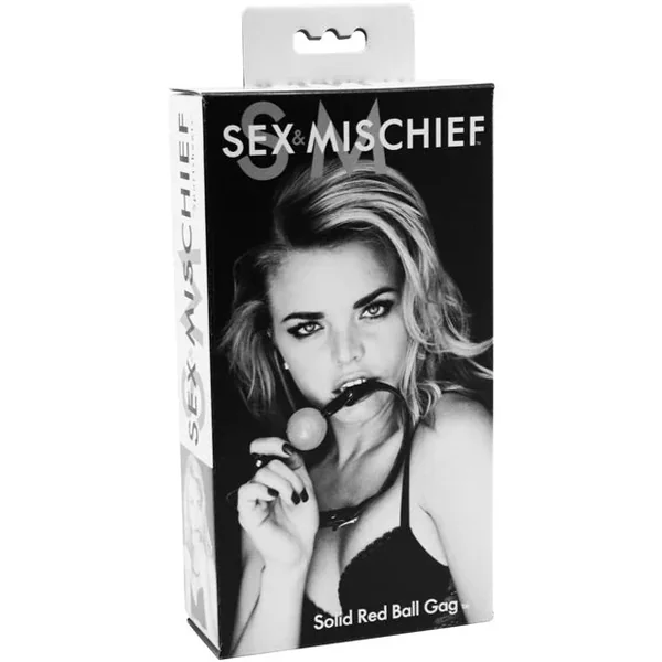 Sex & Mischief Solid Red Ball Gag