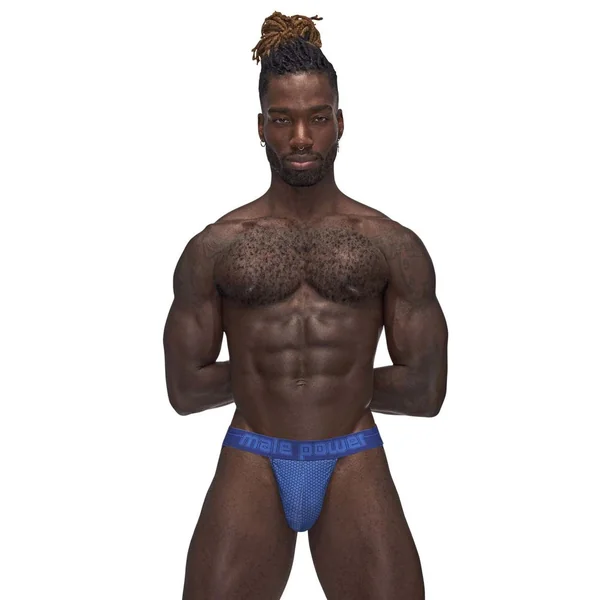 Sexagon Strappy Ring Jock - Small/medium - Royal