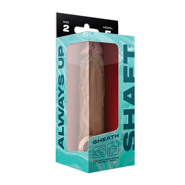Shaft Model F Flexskin Liquid Silicone 8.8″ Sheath Oak
