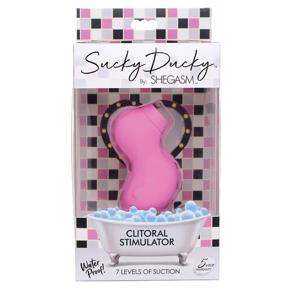 Shegasm Sucky Ducky Silicone Clitoral Stimulator - Pink