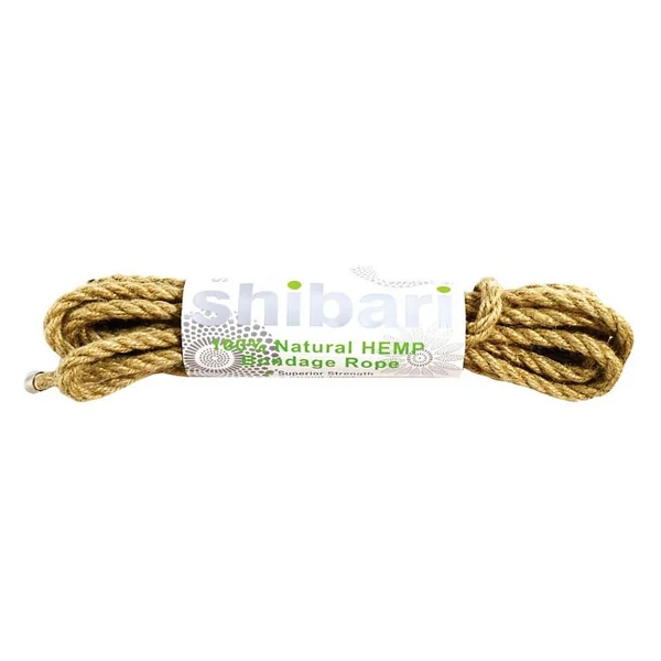 SHIBARI NATURAL HEMP BONDAGE ROPE 5 METERS