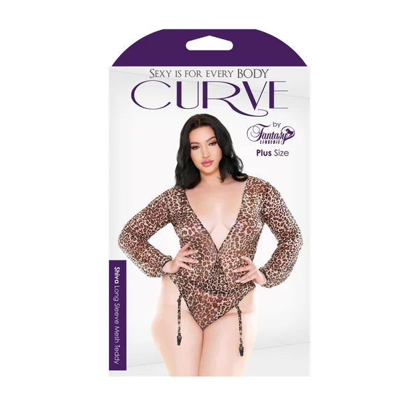 Shiva Long Sleeve Mesh Teddy - 1x2x