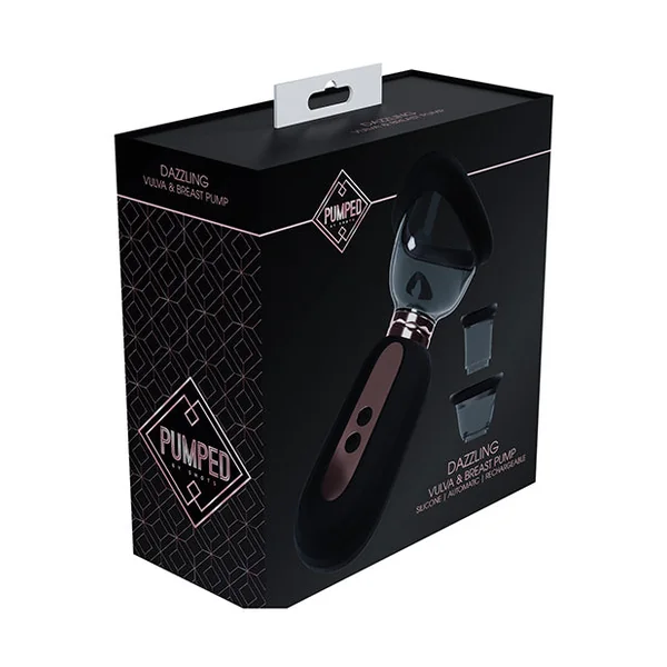 Shots Dazzling Clitoral, Nipple & Breast Pump - Black