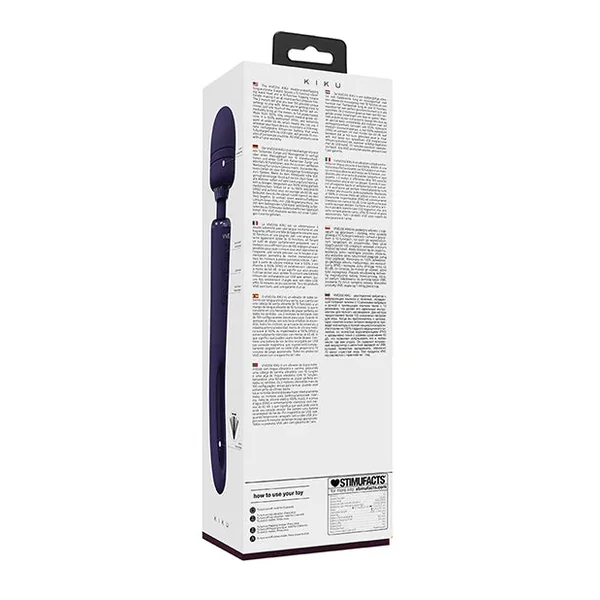 Shots Vive Kiku Double Ended Wand & G-Spot Stimulator – Purple