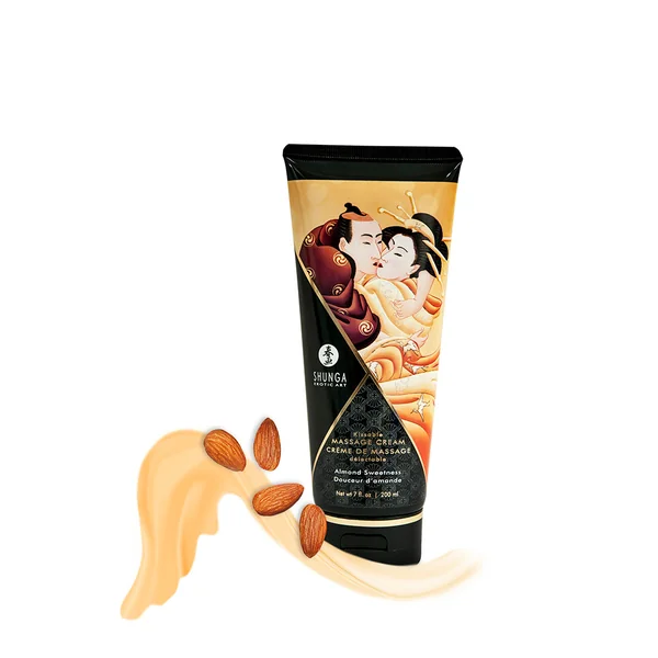 Shunga – Kissable Massage Cream 7oz – Almond Sweetness