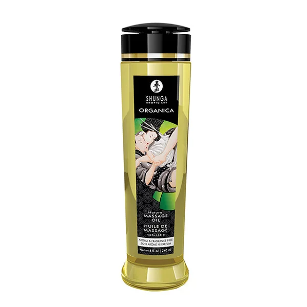 Shunga Organica Kissable Massage Oil - 8 Oz Natural