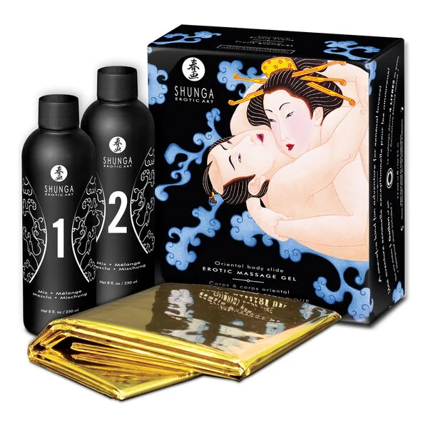 SHUNGA - ORIENTAL BODY TO BODY EROTIC MASSAGE GEL WITH EXOTIC FRUITS