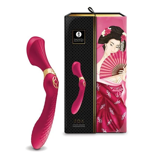 Shunga Zoa Intimate Massager Raspberry
