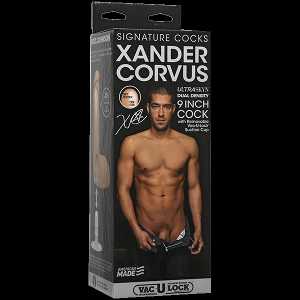 SIGNATURE COCKS XANDER CORVUS 9 IN ULTRASKYN