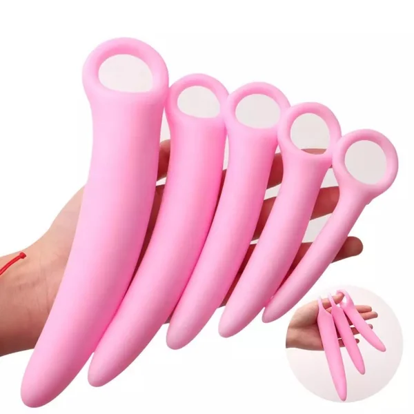 Silicone 5pcs Vaginal Dilators Set