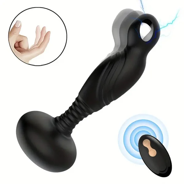 Silicone Rear Court Masturbation Stick USB Charging 10 Frequency Vibration