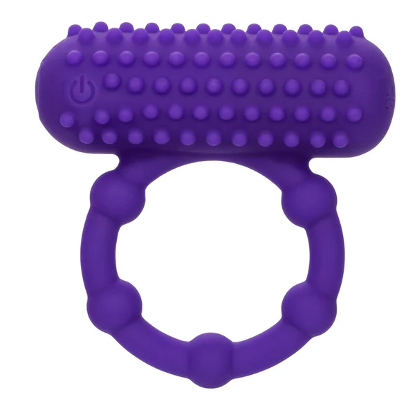 Silicone Rechargeable 5 Bead Maximus Ring – Purple
