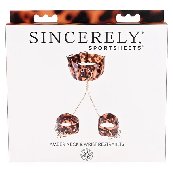 Sincerely Amber Neck & Wrist Restraint…