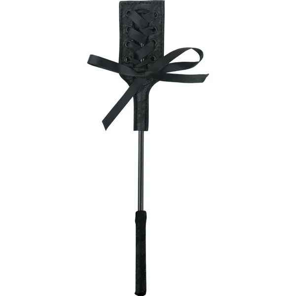 Sincerely Lace Crop 12in – Black