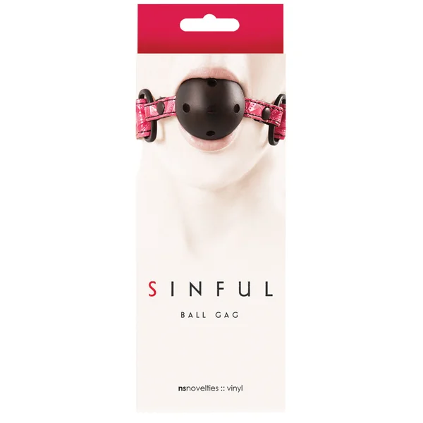 Sinful Ball Gag - Pink