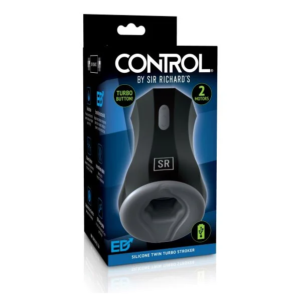 SIR RICHARD’S CONTROL SILICONE TWIN TURBO STROKER