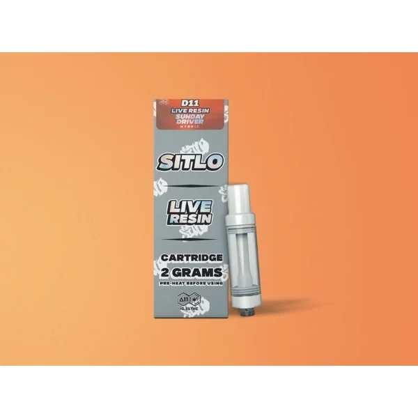 Sitlo Delta 11 Live Resin Cartridge 2 Gram Sunday Driver