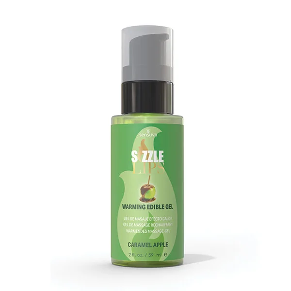 Sizzle Lips Warming Gel - 2 oz Caramel Apple
