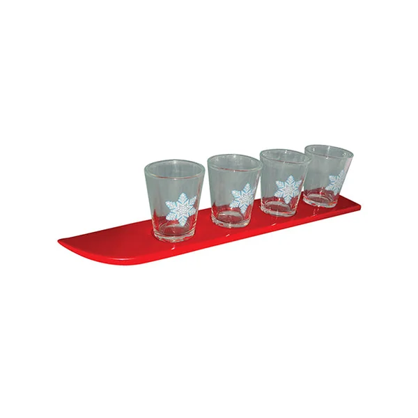 Ski Shot Glass Set - Set Of 4
