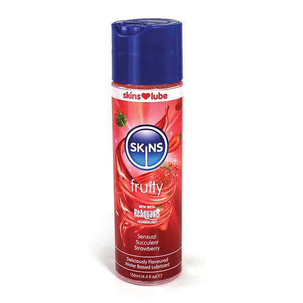 Skins Water Based Lubricant - 4.4 Oz Strawberry
