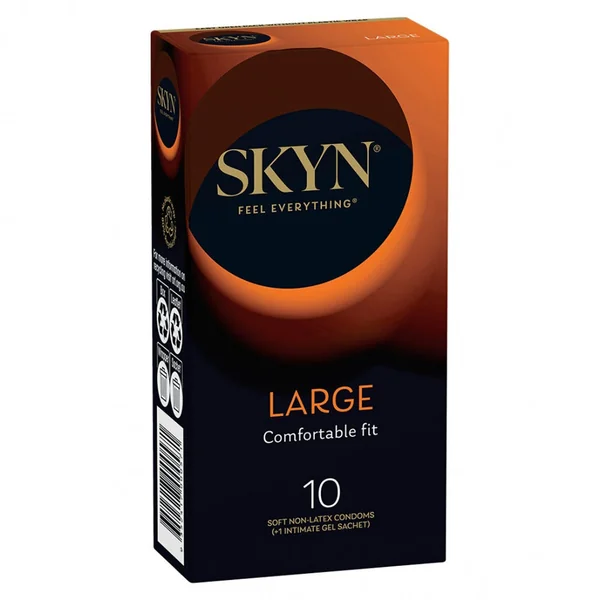 Skyn Large Comfort-Fit Non-Latex Condoms