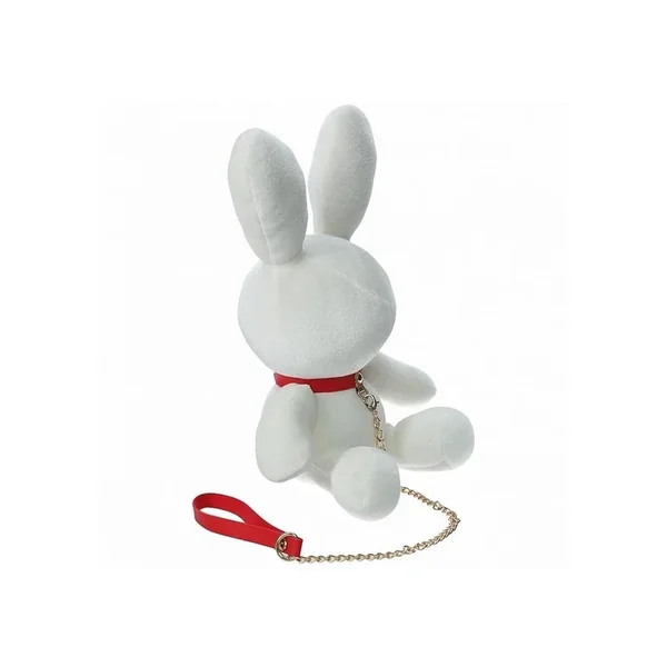 S-Line Rabbit Bondage Velvet – Small – White