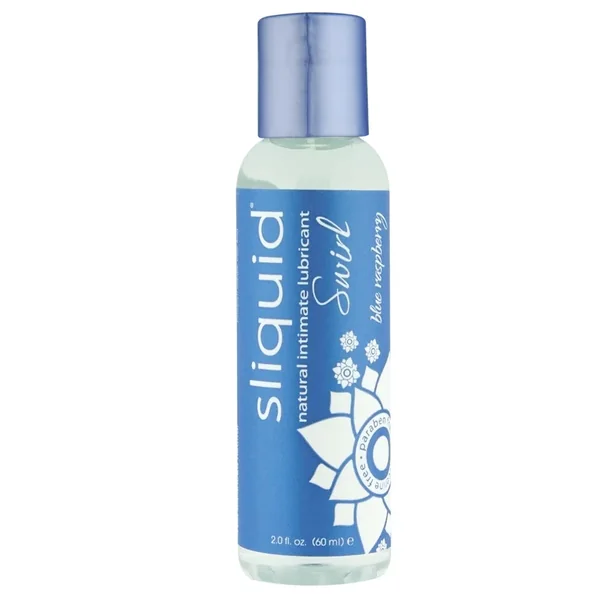 Sliquid Naturals Swirl Lubricant – 2 oz Blue Raspberry