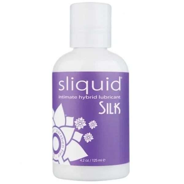 Sliquid silk hybrid lube glycerine and paraben free – 4.2 oz
