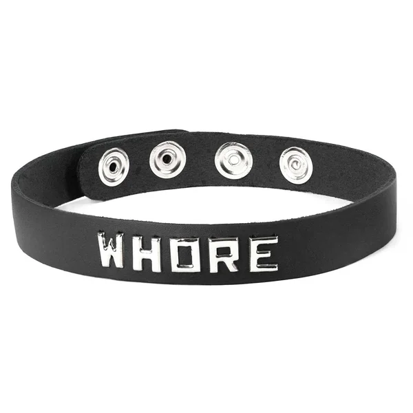 SM COLLAR- WHORE