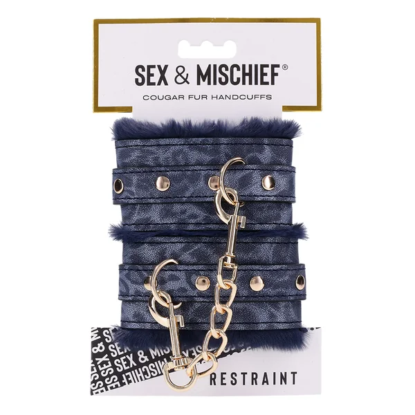 S&M – Cougar Fur Handcuffs