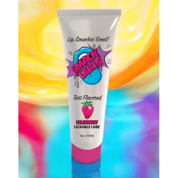 SMACK TARTS LICKABLE LUBE SOUR STRAWBERRY 4 OZ