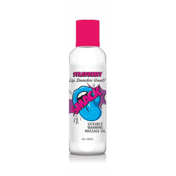 Smack Warming & Lickable Massage Oil Strawberry by Little Geenie