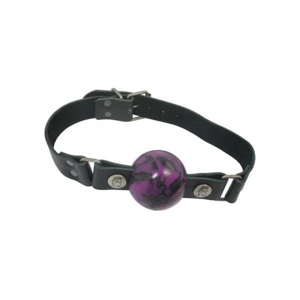 Spartacus 2 Inch Large Swirl Silicone Ball Gag