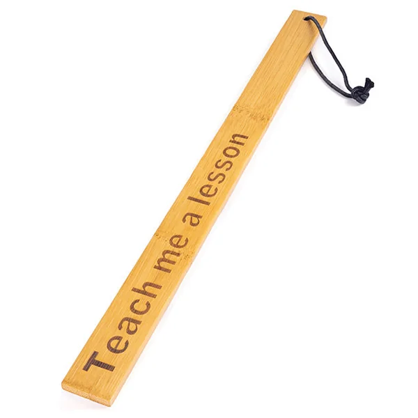 Spartacus Bamboo Paddle - Teach Me A Lesson