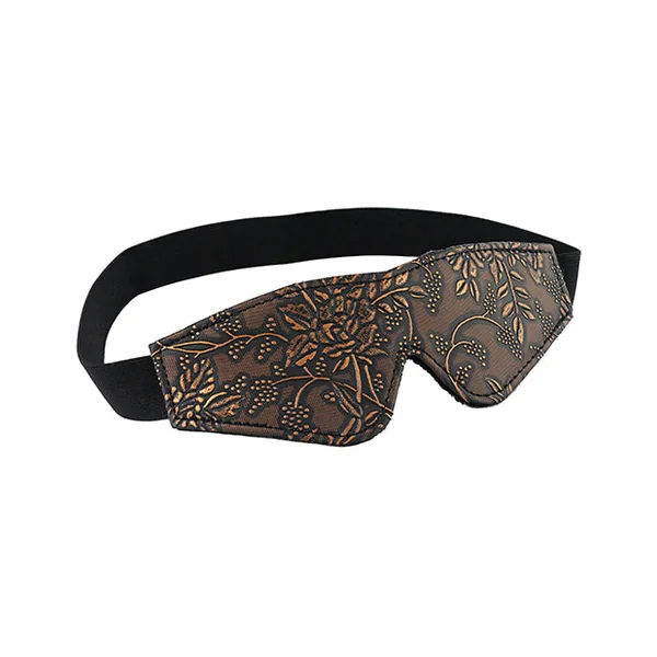 Spartacus Brown Floral Print Blindfold