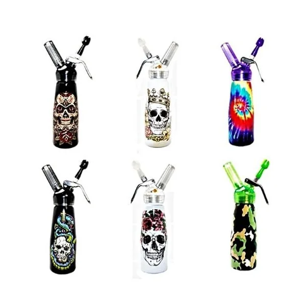 Special Blue Skull & Snake 1 Pint Dispenser Aluminum Body