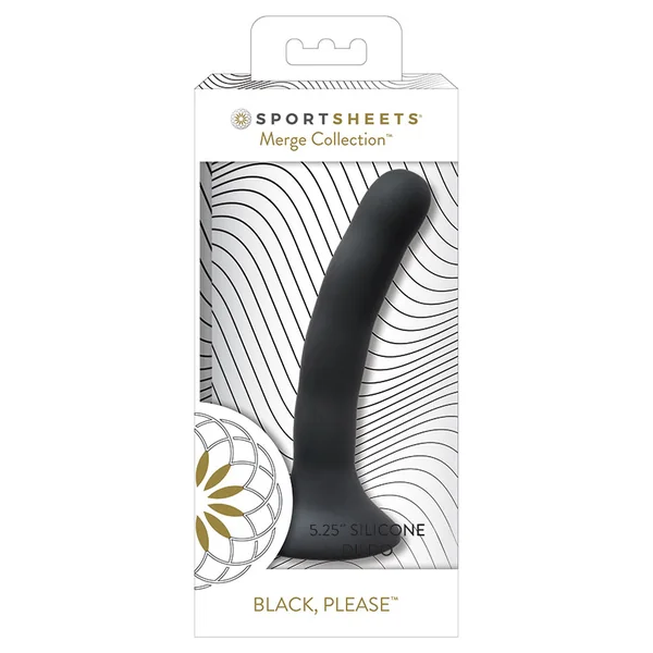 Sportsheets Merge Please Dildo - Black 5.25"