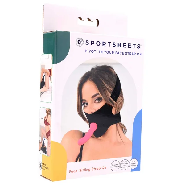 Sportsheets – Pivot In Your Face Strap On – Black