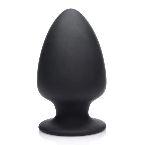 Squeeze-It Squeezable Silicone Anal Plug – Large – Black