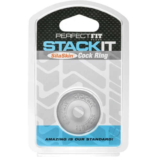 Stackit SilaSkin Penis Ring Clear