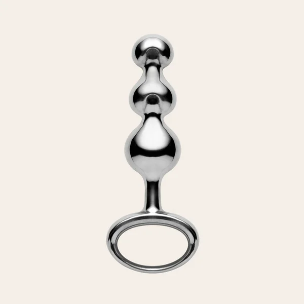 Stainless Steel Butt Plug – 3 Beads