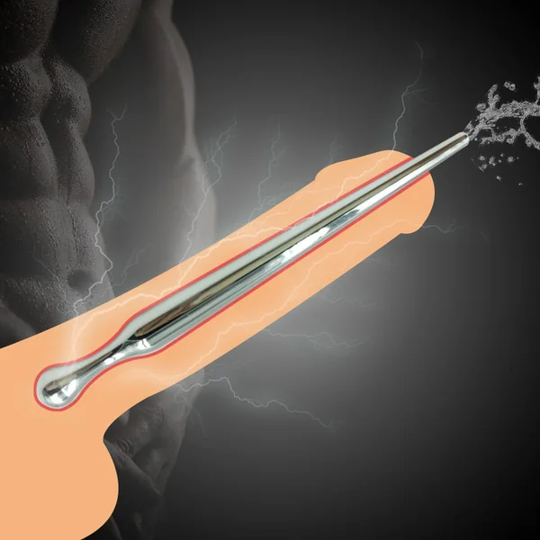 Stainless Steel Penis Plug Urethral Sounding Sex Toy For Men