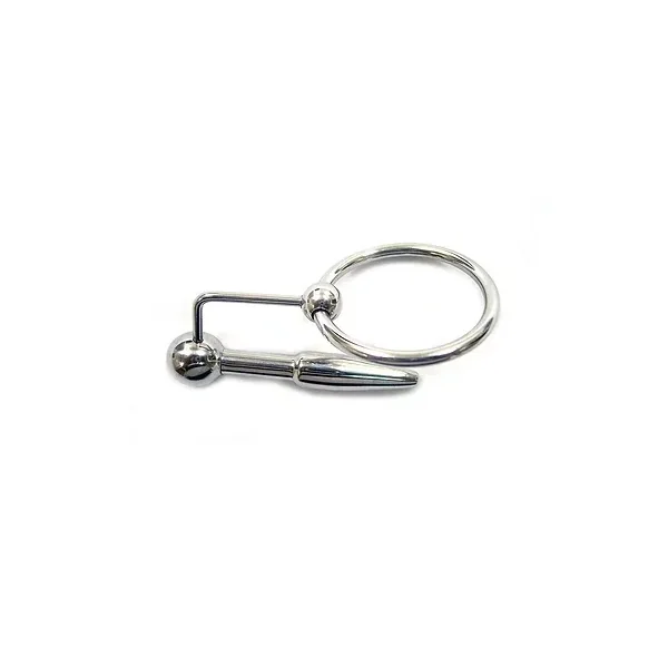 Stainless Steel Urethral Probe & Cock Ring