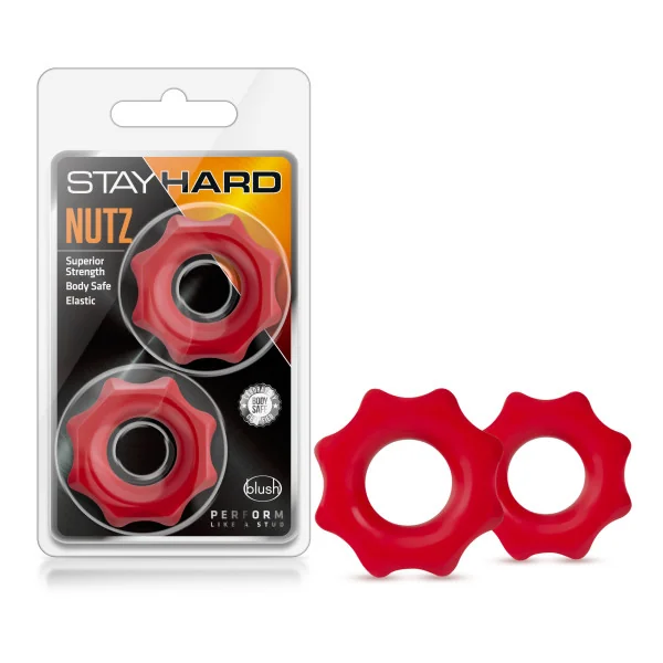 STAY HARD NUTZ RED