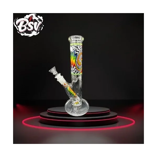 Sticker Wrapped 10in Waterpipe