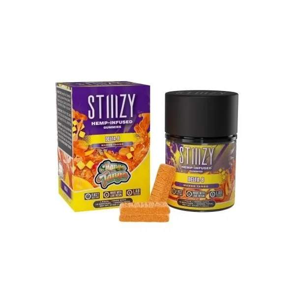 Stiiizy D8 Gummies 15000MG 100MG/Piece Mango Tango