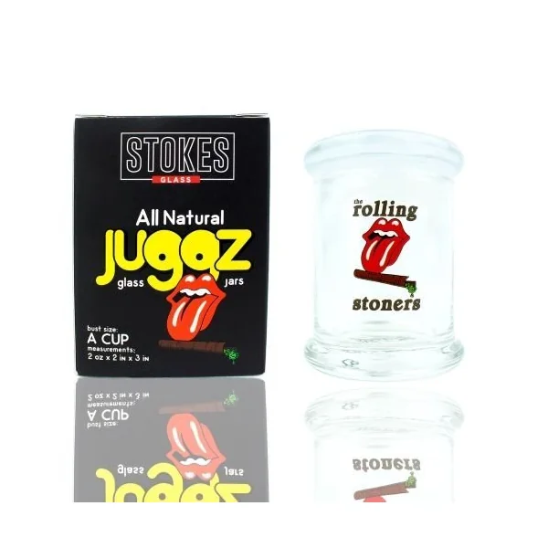 Stokes Juggz Glass Jars A Cup 2oz Yummy