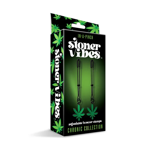 STONER VIBES TWEEZER NIPPLE CLAMPS CHRONIC COLLECTION