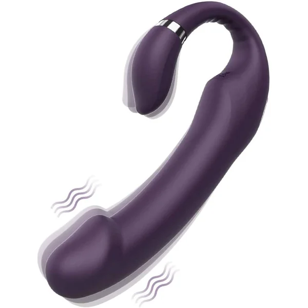 Strapless Strap-on Dildo Rotating Dildo Vibrator