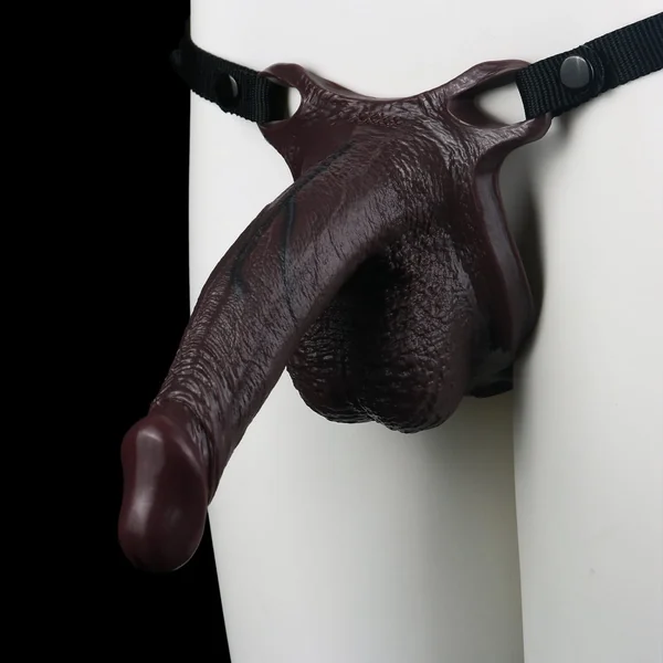 Strap-on 7.47" Realistic Silicone Penis Sleeve - Girth Enhancer with Internal Stimulation